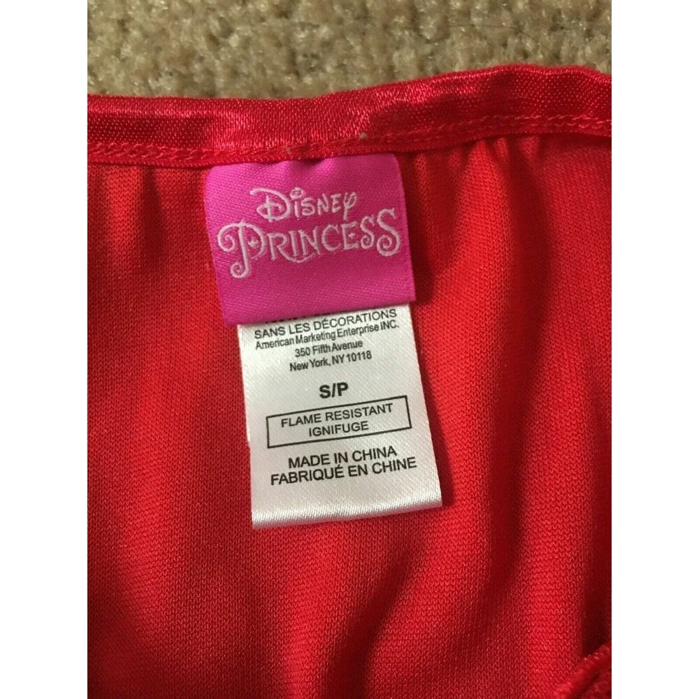 Disney Princess Girls Cosplay Costume Dress Size Small Multicolor